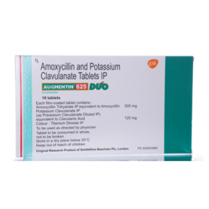 Amoxycillin (Augmentin 625 - Augmentin 625 Duo) 500/125 mg