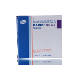 Sertraline (Zoloft - Daxid) 100 mg Tablet