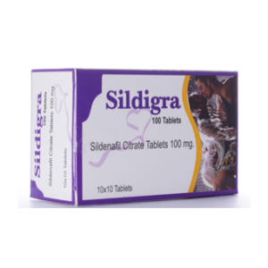 Sildenafil (Sildigra) 100 mg Tablet