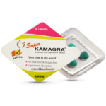 Sildenafil + Dapoxetine (Super Kamagra) 100/60 mg Tablet