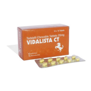 Tadalafil (Vidalista Chewable) 20mg Chewable Tabs