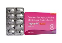 Montelukast 10mg + Fexofenadine 120mg (Algreat M) – 10 Tablets