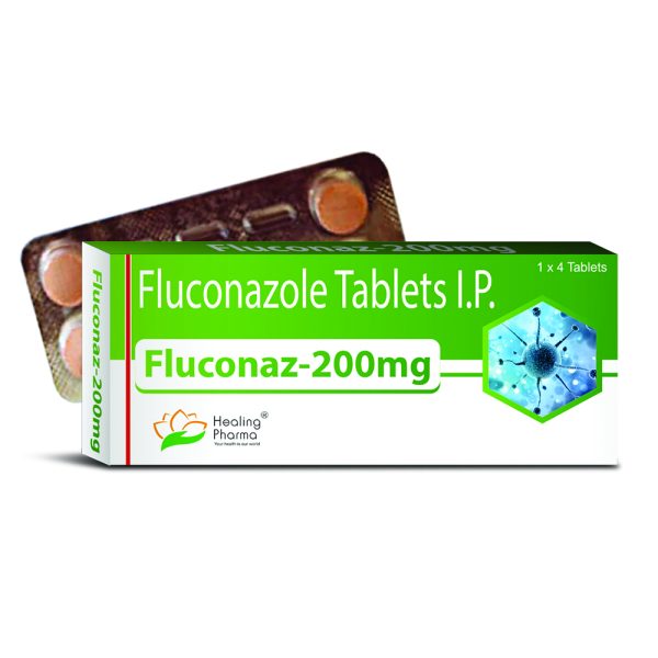 Fluconazole 200 mg Tablet (Fluconaz 200) - 4 Tablets