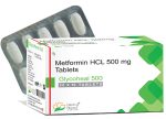 Metformin 500mg (Glycoheal 500) - 20 Tablets