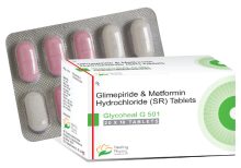 Glimepiride 1mg + Metformin 500mg Double Layer (Glycoheal G 501) - 10 Tablets