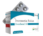 Ivermectin 12mg (Iverheal-12) - 10 tablets