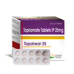 Topiramate 25mg (Topaheal 25) - 10 Tablets