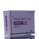 Amloz (Norvasc / Amlodipine) 2.5 Mg 300 tablet